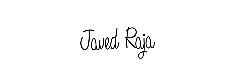 Make a beautiful signature design for name Javed Raja. With this signature (Angelique-Rose-font-FFP) style, you can create a handwritten signature for free. Javed Raja signature style 5 images and pictures png