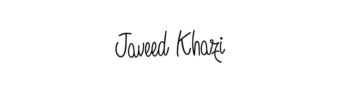 if you are searching for the best signature style for your name Javeed Khazi. so please give up your signature search. here we have designed multiple signature styles  using Angelique-Rose-font-FFP. Javeed Khazi signature style 5 images and pictures png