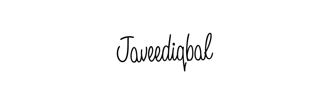 Make a beautiful signature design for name Javeediqbal. With this signature (Angelique-Rose-font-FFP) style, you can create a handwritten signature for free. Javeediqbal signature style 5 images and pictures png