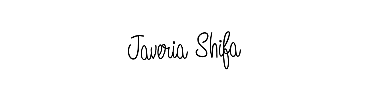 How to Draw Javeria Shifa signature style? Angelique-Rose-font-FFP is a latest design signature styles for name Javeria Shifa. Javeria Shifa signature style 5 images and pictures png