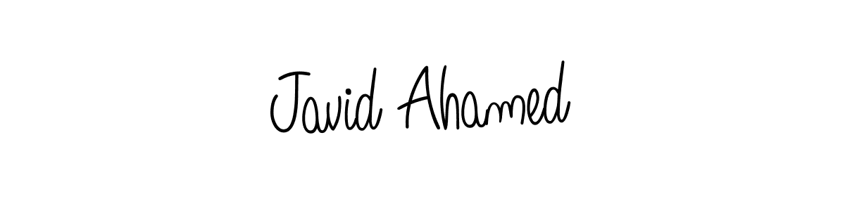 It looks lik you need a new signature style for name Javid Ahamed. Design unique handwritten (Angelique-Rose-font-FFP) signature with our free signature maker in just a few clicks. Javid Ahamed signature style 5 images and pictures png