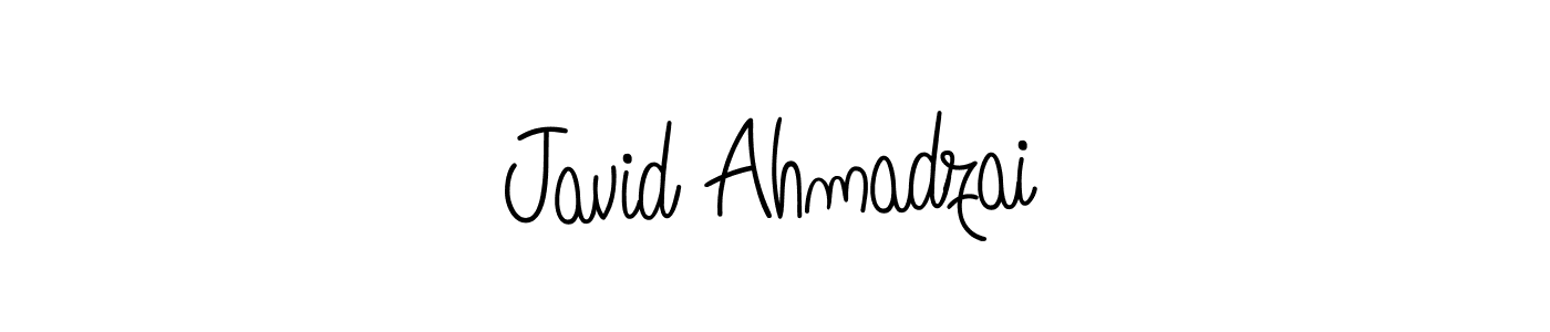 Design your own signature with our free online signature maker. With this signature software, you can create a handwritten (Angelique-Rose-font-FFP) signature for name Javid Ahmadzai. Javid Ahmadzai signature style 5 images and pictures png