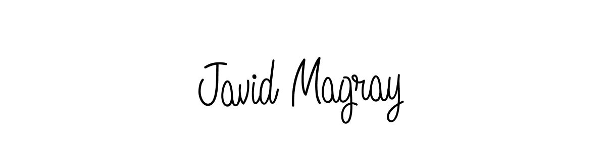 Design your own signature with our free online signature maker. With this signature software, you can create a handwritten (Angelique-Rose-font-FFP) signature for name Javid Magray. Javid Magray signature style 5 images and pictures png