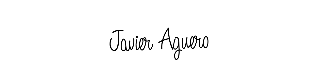if you are searching for the best signature style for your name Javier Aguero. so please give up your signature search. here we have designed multiple signature styles  using Angelique-Rose-font-FFP. Javier Aguero signature style 5 images and pictures png