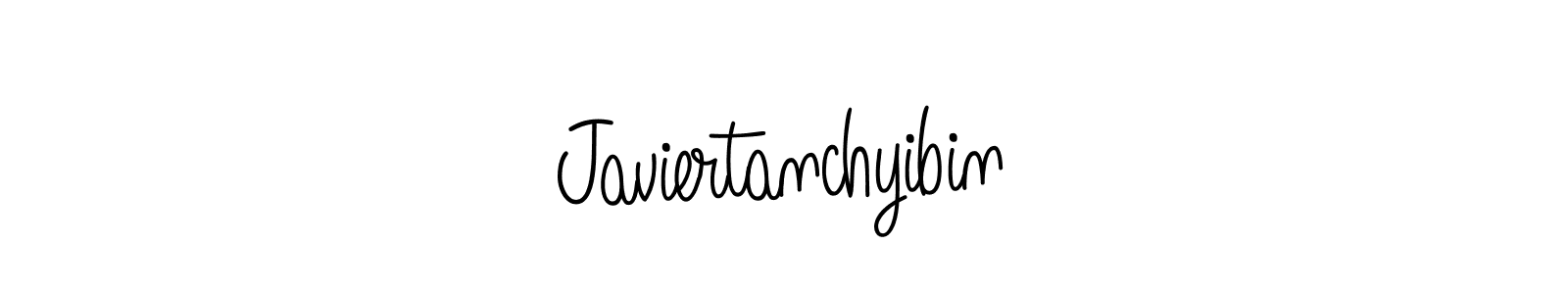 Make a beautiful signature design for name Javiertanchyibin. With this signature (Angelique-Rose-font-FFP) style, you can create a handwritten signature for free. Javiertanchyibin signature style 5 images and pictures png