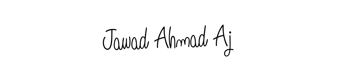 Design your own signature with our free online signature maker. With this signature software, you can create a handwritten (Angelique-Rose-font-FFP) signature for name Jawad Ahmad Aj. Jawad Ahmad Aj signature style 5 images and pictures png