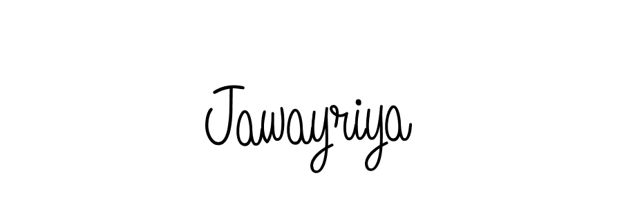 How to make Jawayriya name signature. Use Angelique-Rose-font-FFP style for creating short signs online. This is the latest handwritten sign. Jawayriya signature style 5 images and pictures png