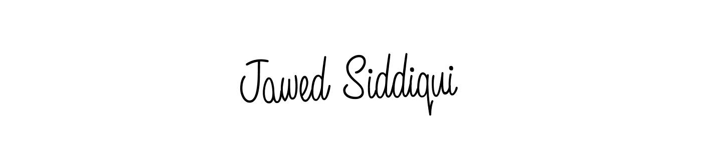 The best way (Angelique-Rose-font-FFP) to make a short signature is to pick only two or three words in your name. The name Jawed Siddiqui include a total of six letters. For converting this name. Jawed Siddiqui signature style 5 images and pictures png