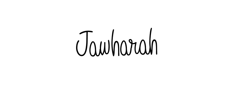 How to make Jawharah name signature. Use Angelique-Rose-font-FFP style for creating short signs online. This is the latest handwritten sign. Jawharah signature style 5 images and pictures png