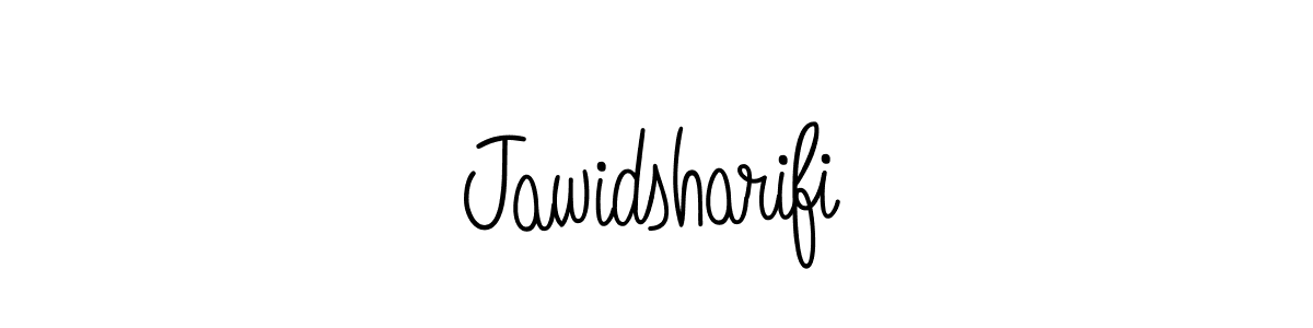 Use a signature maker to create a handwritten signature online. With this signature software, you can design (Angelique-Rose-font-FFP) your own signature for name Jawidsharifi. Jawidsharifi signature style 5 images and pictures png