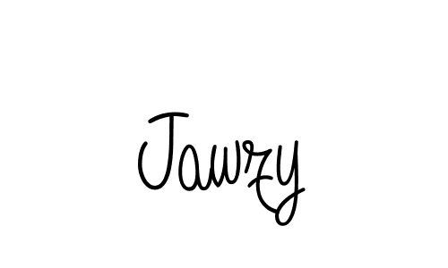 How to make Jawzy name signature. Use Angelique-Rose-font-FFP style for creating short signs online. This is the latest handwritten sign. Jawzy signature style 5 images and pictures png