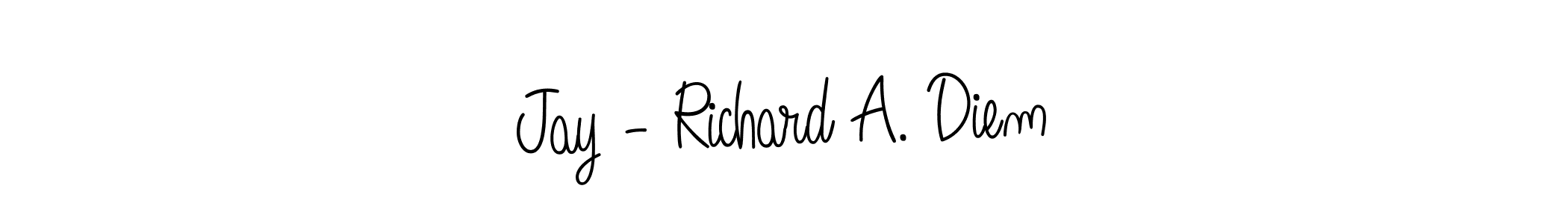 How to Draw Jay - Richard A. Diem signature style? Angelique-Rose-font-FFP is a latest design signature styles for name Jay - Richard A. Diem. Jay - Richard A. Diem signature style 5 images and pictures png