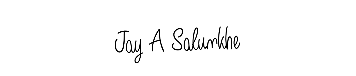 You can use this online signature creator to create a handwritten signature for the name Jay A Salunkhe. This is the best online autograph maker. Jay A Salunkhe signature style 5 images and pictures png