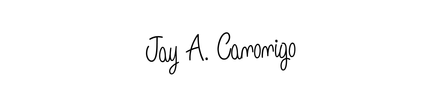 Make a beautiful signature design for name Jay A. Canonigo. Use this online signature maker to create a handwritten signature for free. Jay A. Canonigo signature style 5 images and pictures png
