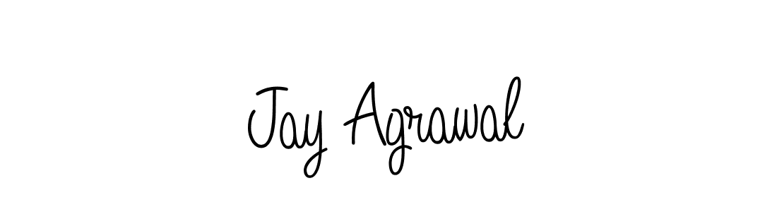 Create a beautiful signature design for name Jay Agrawal. With this signature (Angelique-Rose-font-FFP) fonts, you can make a handwritten signature for free. Jay Agrawal signature style 5 images and pictures png