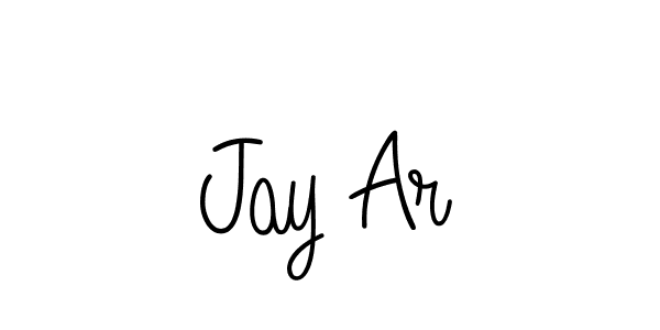 How to make Jay Ar name signature. Use Angelique-Rose-font-FFP style for creating short signs online. This is the latest handwritten sign. Jay Ar signature style 5 images and pictures png