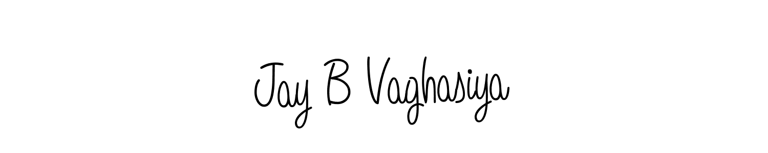 You can use this online signature creator to create a handwritten signature for the name Jay B Vaghasiya. This is the best online autograph maker. Jay B Vaghasiya signature style 5 images and pictures png