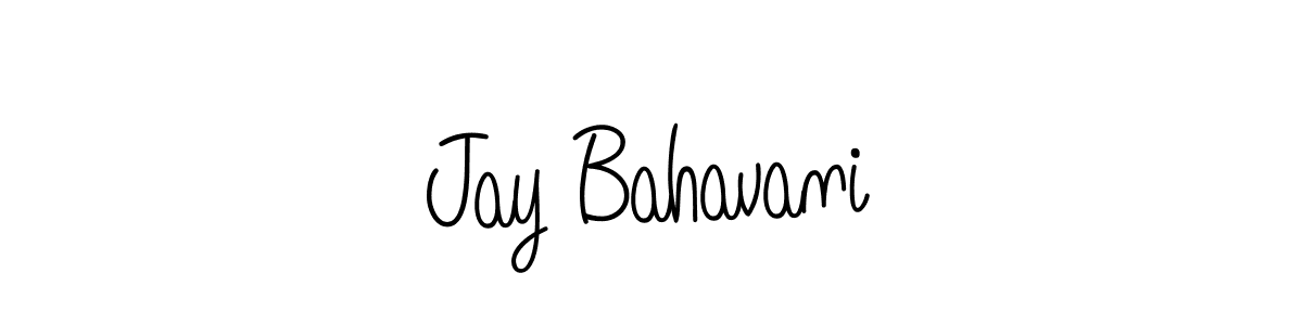 The best way (Angelique-Rose-font-FFP) to make a short signature is to pick only two or three words in your name. The name Jay Bahavani include a total of six letters. For converting this name. Jay Bahavani signature style 5 images and pictures png