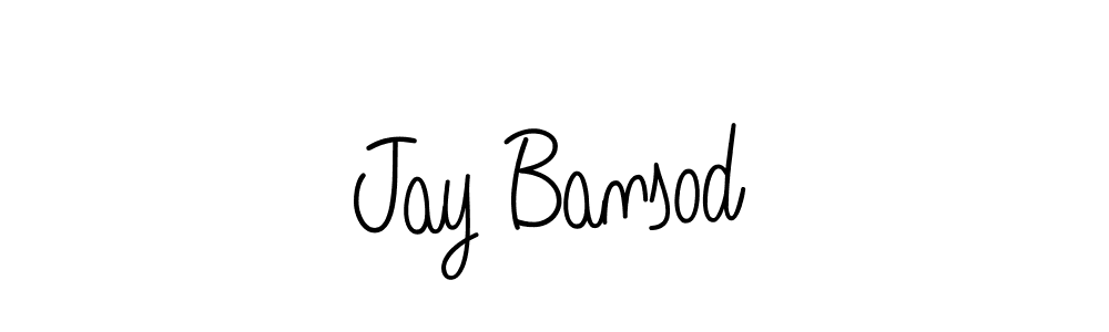 if you are searching for the best signature style for your name Jay Bansod. so please give up your signature search. here we have designed multiple signature styles  using Angelique-Rose-font-FFP. Jay Bansod signature style 5 images and pictures png