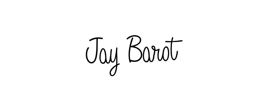 Make a beautiful signature design for name Jay Barot. With this signature (Angelique-Rose-font-FFP) style, you can create a handwritten signature for free. Jay Barot signature style 5 images and pictures png