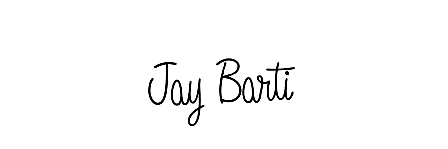 How to make Jay Barti signature? Angelique-Rose-font-FFP is a professional autograph style. Create handwritten signature for Jay Barti name. Jay Barti signature style 5 images and pictures png