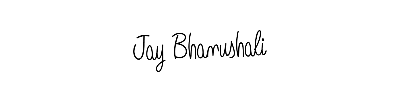 Create a beautiful signature design for name Jay Bhanushali. With this signature (Angelique-Rose-font-FFP) fonts, you can make a handwritten signature for free. Jay Bhanushali signature style 5 images and pictures png