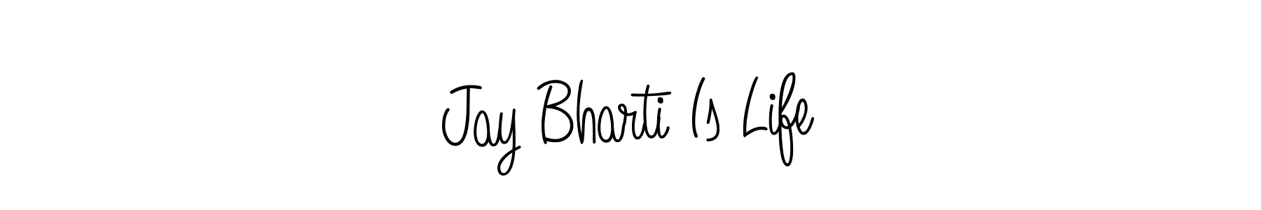 Make a beautiful signature design for name Jay Bharti Is Life. Use this online signature maker to create a handwritten signature for free. Jay Bharti Is Life signature style 5 images and pictures png
