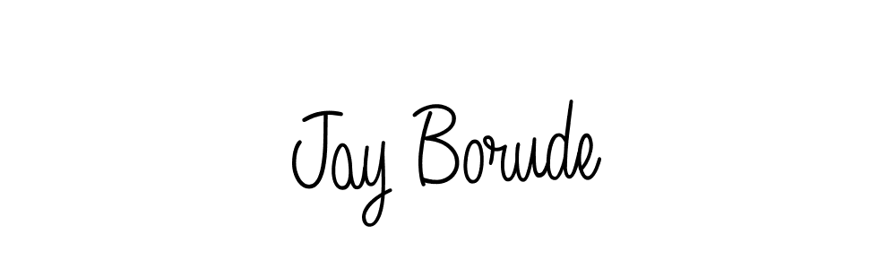 Also we have Jay Borude name is the best signature style. Create professional handwritten signature collection using Angelique-Rose-font-FFP autograph style. Jay Borude signature style 5 images and pictures png