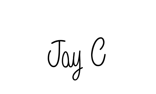 You should practise on your own different ways (Angelique-Rose-font-FFP) to write your name (Jay C) in signature. don't let someone else do it for you. Jay C signature style 5 images and pictures png