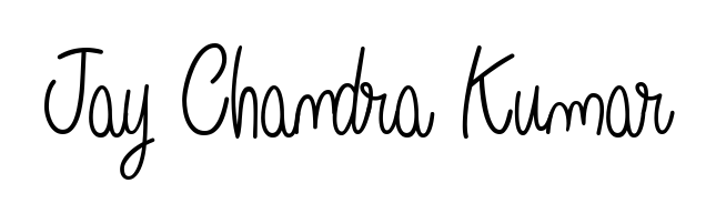 This is the best signature style for the Jay Chandra Kumar name. Also you like these signature font (Angelique-Rose-font-FFP). Mix name signature. Jay Chandra Kumar signature style 5 images and pictures png