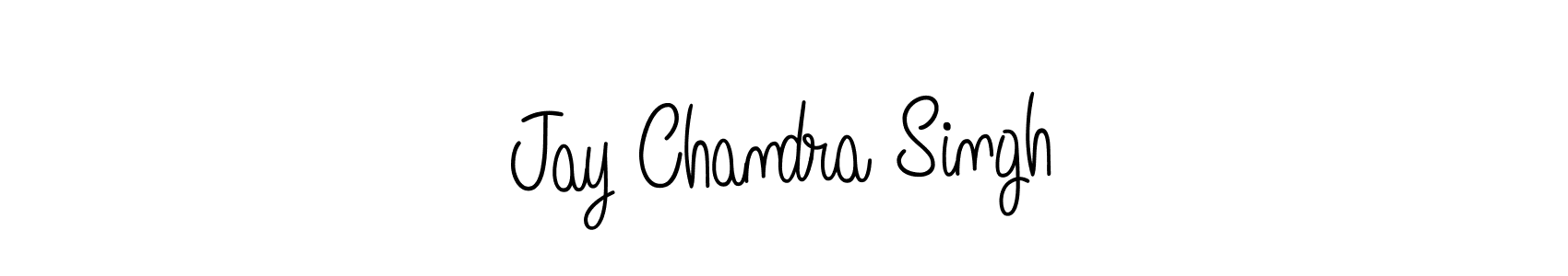 Design your own signature with our free online signature maker. With this signature software, you can create a handwritten (Angelique-Rose-font-FFP) signature for name Jay Chandra Singh. Jay Chandra Singh signature style 5 images and pictures png