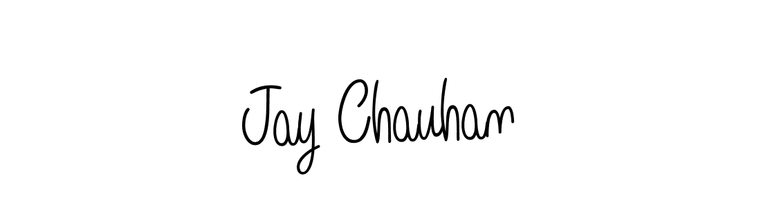 Design your own signature with our free online signature maker. With this signature software, you can create a handwritten (Angelique-Rose-font-FFP) signature for name Jay Chauhan. Jay Chauhan signature style 5 images and pictures png