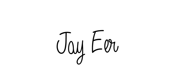 Design your own signature with our free online signature maker. With this signature software, you can create a handwritten (Angelique-Rose-font-FFP) signature for name Jay Eer. Jay Eer signature style 5 images and pictures png