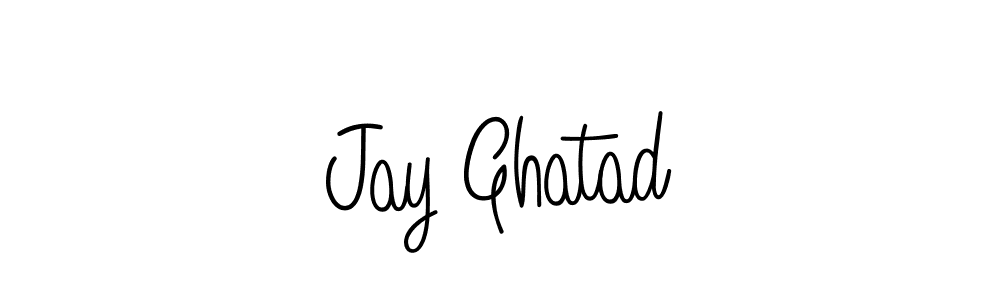 Create a beautiful signature design for name Jay Ghatad. With this signature (Angelique-Rose-font-FFP) fonts, you can make a handwritten signature for free. Jay Ghatad signature style 5 images and pictures png