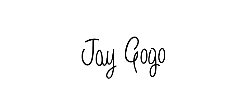 How to make Jay Gogo signature? Angelique-Rose-font-FFP is a professional autograph style. Create handwritten signature for Jay Gogo name. Jay Gogo signature style 5 images and pictures png