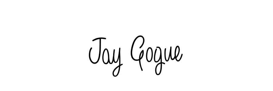 The best way (Angelique-Rose-font-FFP) to make a short signature is to pick only two or three words in your name. The name Jay Gogue include a total of six letters. For converting this name. Jay Gogue signature style 5 images and pictures png