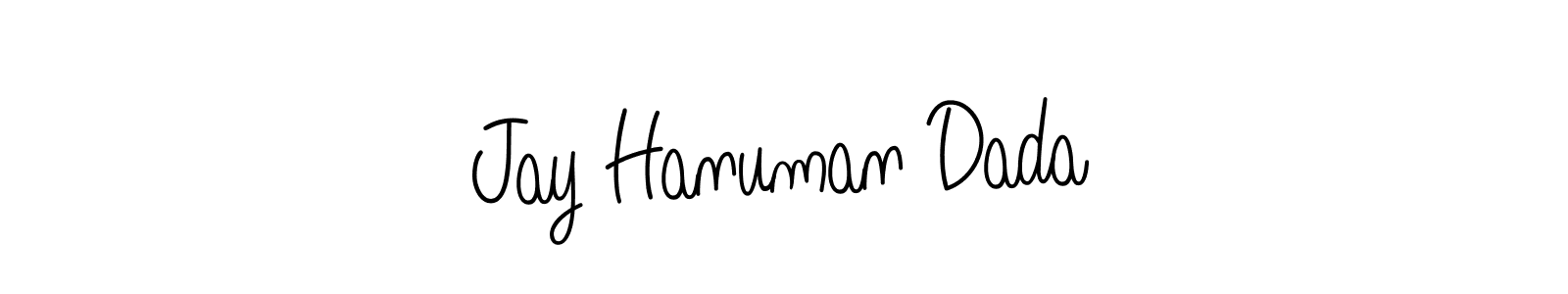 Jay Hanuman Dada stylish signature style. Best Handwritten Sign (Angelique-Rose-font-FFP) for my name. Handwritten Signature Collection Ideas for my name Jay Hanuman Dada. Jay Hanuman Dada signature style 5 images and pictures png