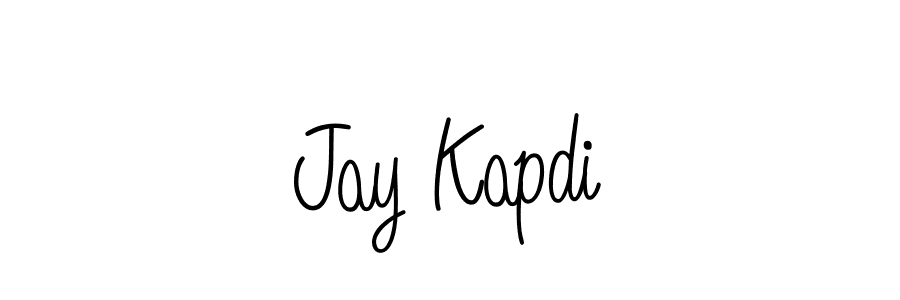 Also we have Jay Kapdi name is the best signature style. Create professional handwritten signature collection using Angelique-Rose-font-FFP autograph style. Jay Kapdi signature style 5 images and pictures png