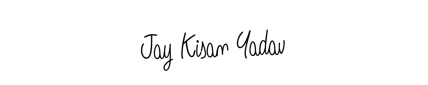 if you are searching for the best signature style for your name Jay Kisan Yadav. so please give up your signature search. here we have designed multiple signature styles  using Angelique-Rose-font-FFP. Jay Kisan Yadav signature style 5 images and pictures png