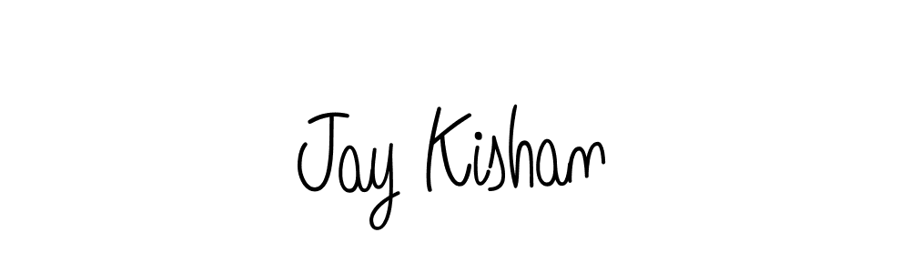 How to make Jay Kishan signature? Angelique-Rose-font-FFP is a professional autograph style. Create handwritten signature for Jay Kishan name. Jay Kishan signature style 5 images and pictures png