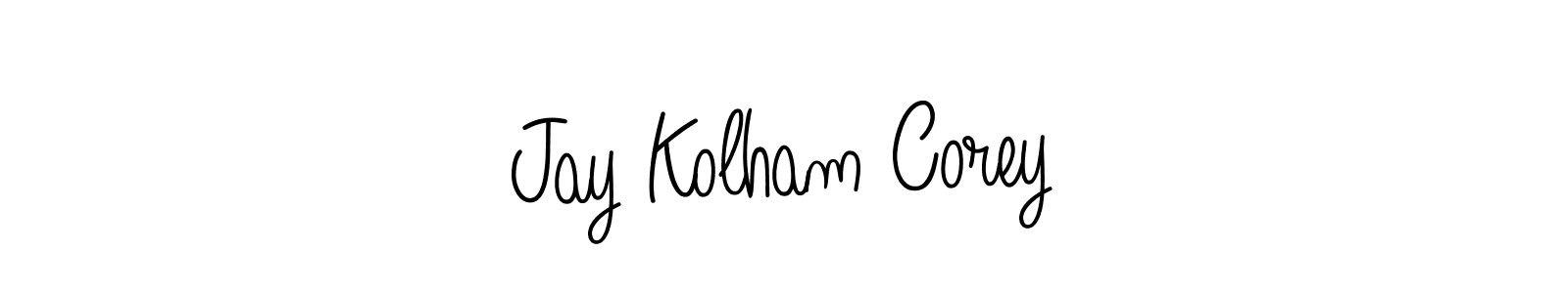 Also we have Jay Kolham Corey name is the best signature style. Create professional handwritten signature collection using Angelique-Rose-font-FFP autograph style. Jay Kolham Corey signature style 5 images and pictures png