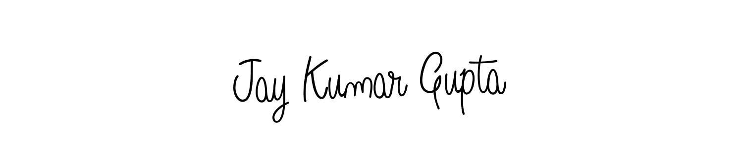 How to make Jay Kumar Gupta signature? Angelique-Rose-font-FFP is a professional autograph style. Create handwritten signature for Jay Kumar Gupta name. Jay Kumar Gupta signature style 5 images and pictures png