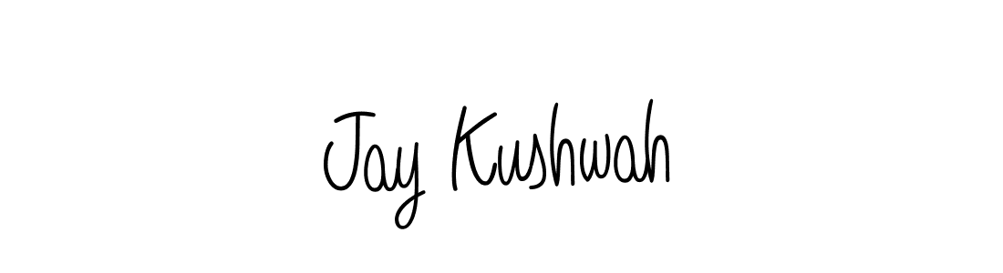 Create a beautiful signature design for name Jay Kushwah. With this signature (Angelique-Rose-font-FFP) fonts, you can make a handwritten signature for free. Jay Kushwah signature style 5 images and pictures png