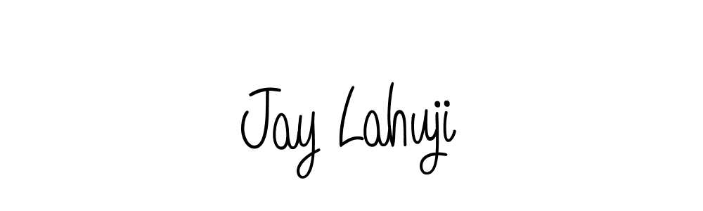 How to make Jay Lahuji signature? Angelique-Rose-font-FFP is a professional autograph style. Create handwritten signature for Jay Lahuji name. Jay Lahuji signature style 5 images and pictures png