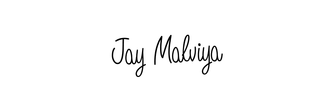 Create a beautiful signature design for name Jay Malviya. With this signature (Angelique-Rose-font-FFP) fonts, you can make a handwritten signature for free. Jay Malviya signature style 5 images and pictures png