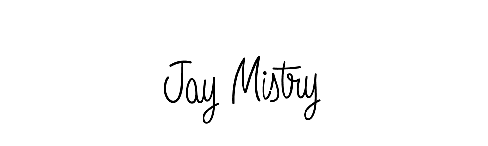 You should practise on your own different ways (Angelique-Rose-font-FFP) to write your name (Jay Mistry) in signature. don't let someone else do it for you. Jay Mistry signature style 5 images and pictures png