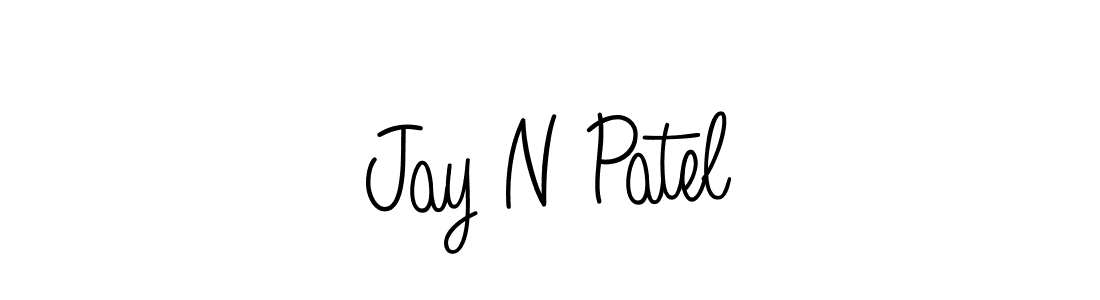 if you are searching for the best signature style for your name Jay N Patel. so please give up your signature search. here we have designed multiple signature styles  using Angelique-Rose-font-FFP. Jay N Patel signature style 5 images and pictures png