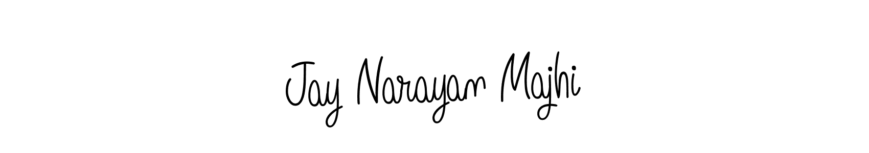 Jay Narayan Majhi stylish signature style. Best Handwritten Sign (Angelique-Rose-font-FFP) for my name. Handwritten Signature Collection Ideas for my name Jay Narayan Majhi. Jay Narayan Majhi signature style 5 images and pictures png