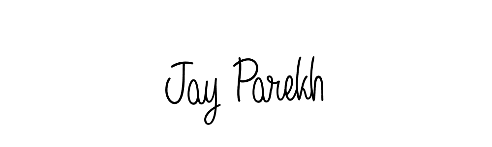 You should practise on your own different ways (Angelique-Rose-font-FFP) to write your name (Jay Parekh) in signature. don't let someone else do it for you. Jay Parekh signature style 5 images and pictures png