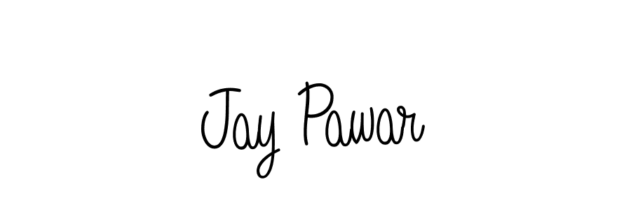How to make Jay Pawar name signature. Use Angelique-Rose-font-FFP style for creating short signs online. This is the latest handwritten sign. Jay Pawar signature style 5 images and pictures png